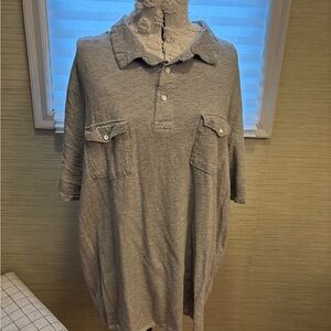 Gray Casual Men's Shirt